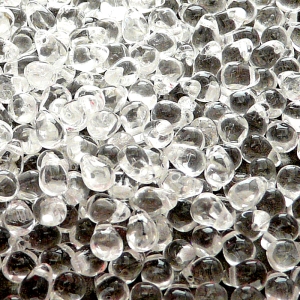 80pcs Czech Pressed Glass Teardrop Beads 4x6mm Crystal